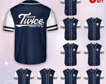 Ready To Be Twice Kpop Baseball Jersey, Kpop Trending Jersey, Jersey For Adult Kid, Twice Merch, Gift For Kpop Fans