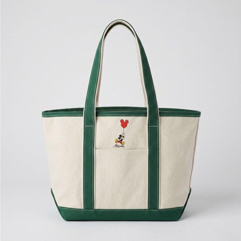 Embroidered Disney Mickey Mouse Signature Tote Bag, Embroidered Disney Tote Bag Custom, Mickey Minnie Canvas Bag, Disney Vacation Bag 2026 image 8