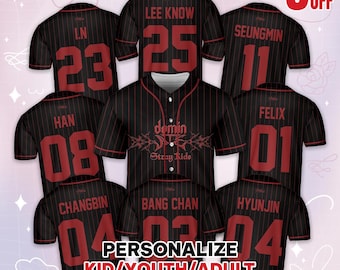 Custom DominATE Skz World Tour 2025 Kpop Trending Jersey, Lee Know, Changbin,IN, SKZ Merch, Skz Shirt, GiftForFan