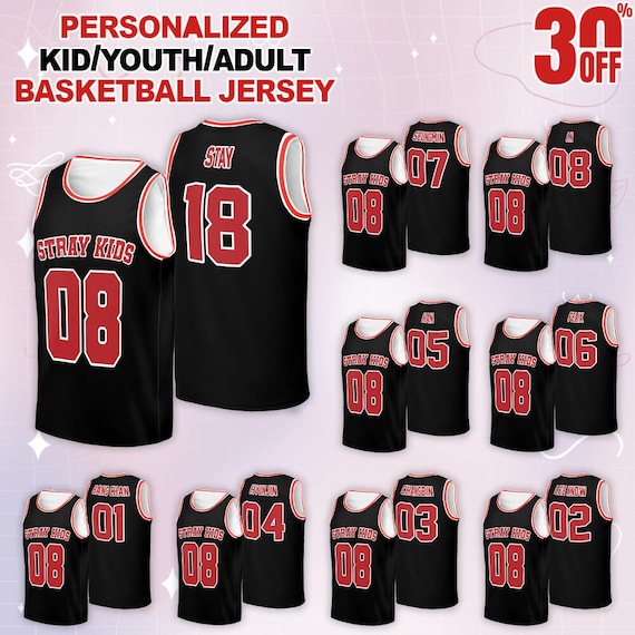 Custom Skz Members Stay Kpop Basketball Jersey, SKZ Merch