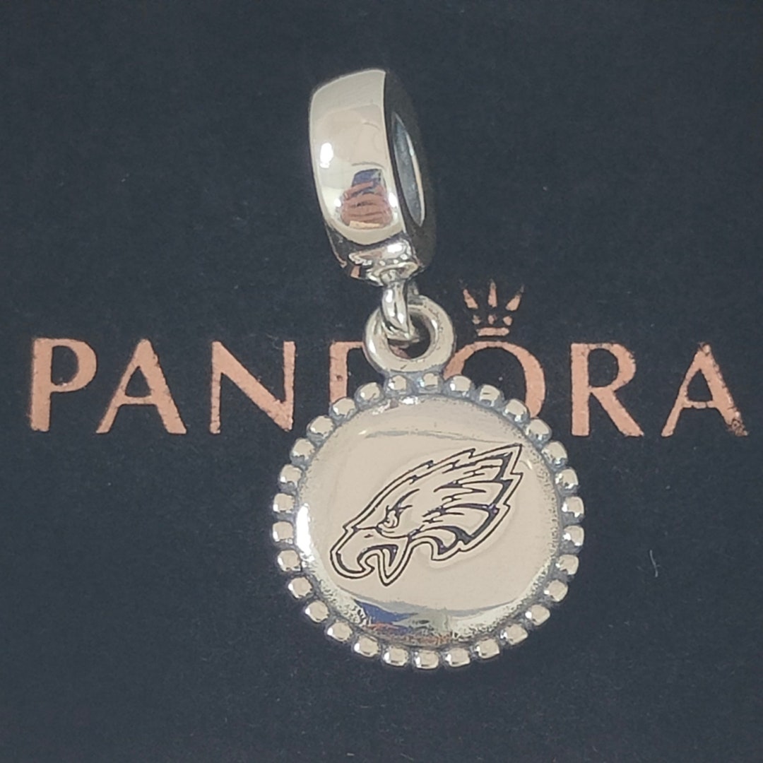 Pandora Philadelphia Eagles Dangle Charm Pendant, S925 ALE, Bracelet