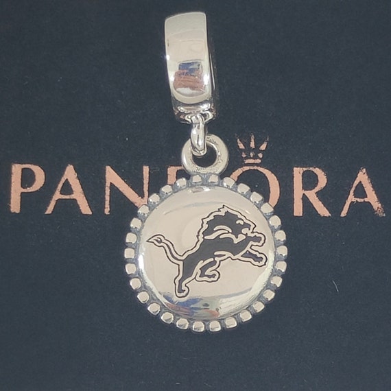 Pandora Detroit Lions Dangle Charm Pendant S925 ALE Bracelet