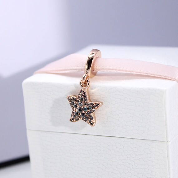 Sparkling starfish dangle charm online