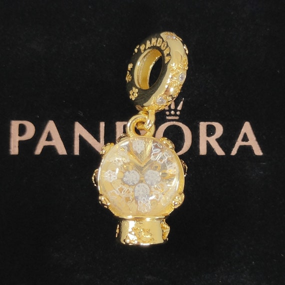 Pandora : Snowflake Snow Globe Dangle Charm