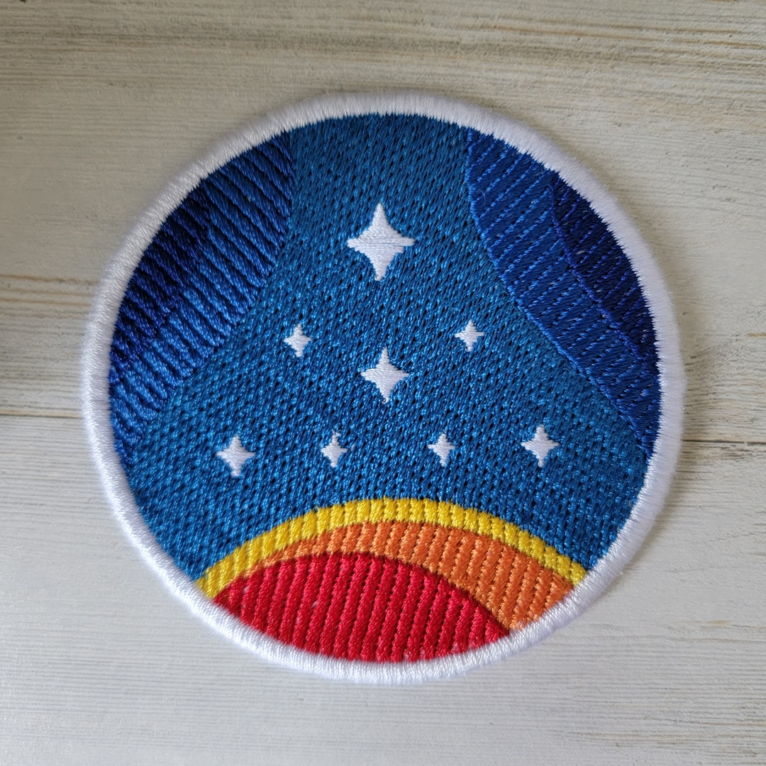 Constellation Logo Starfield Patch Velcro, Sewon, Ironon Starfield