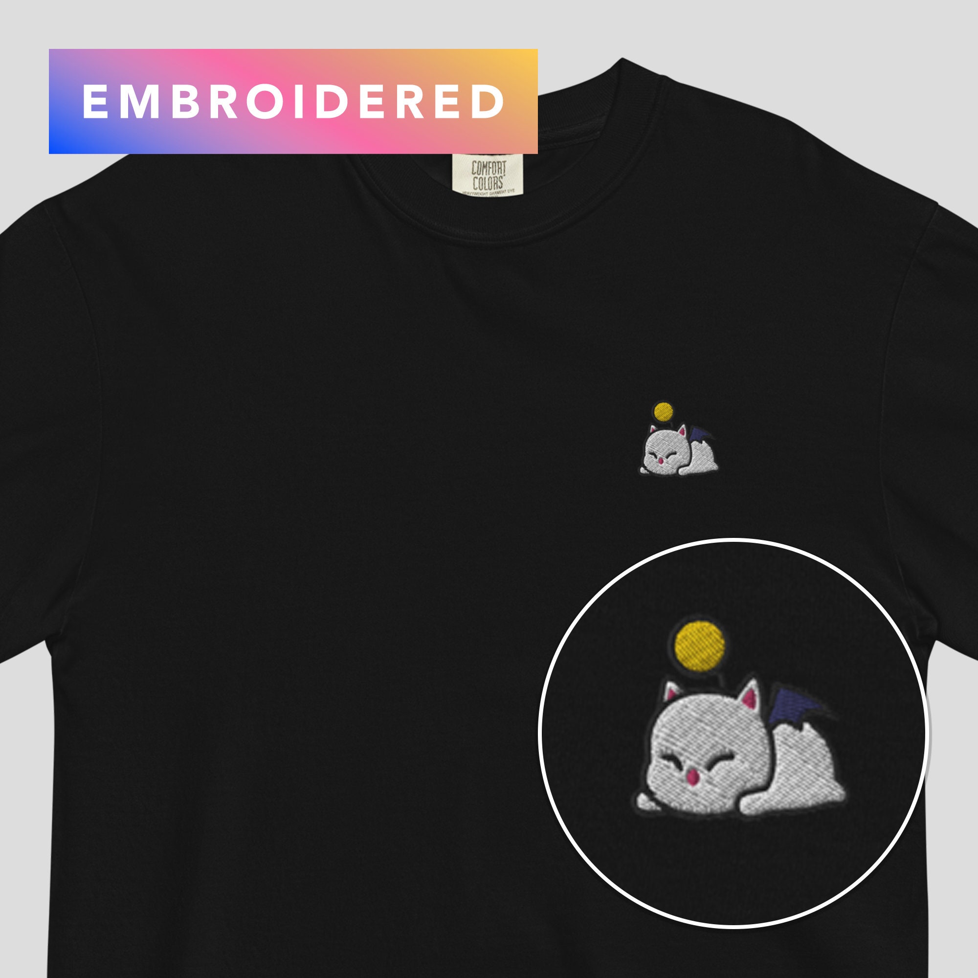 Moogle kupo tshirt para meninas final fantasia xiv jogo topos moda feminina  t camisa de algodão gráfico de grandes dimensões