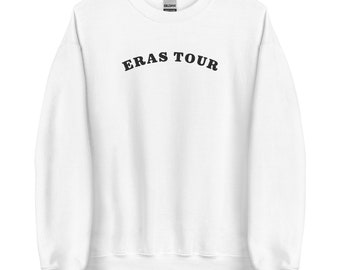 Eras Tour Unisex Sweatshirt - Black Embroidery