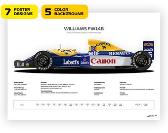ナイジェル・マンセル ウィリアムズ ルノー FW 14B 1992年 F1