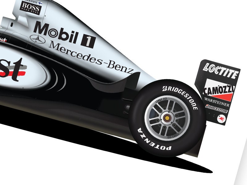 F1 Mclaren MP4-13, Mika Häkkinen Car, World Champion 1998