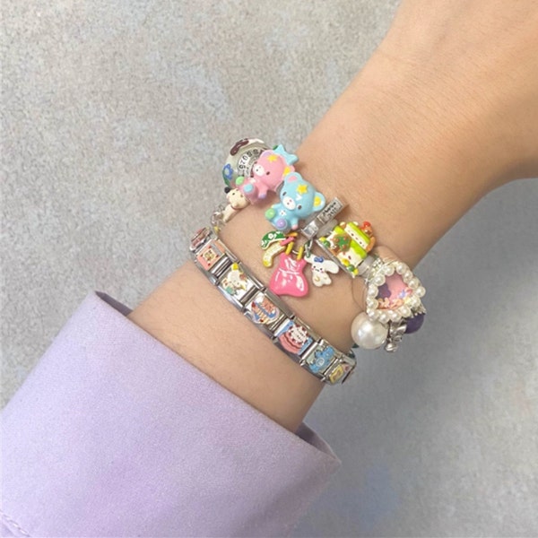 Italian Charm Bracelet Etsy Australia