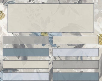 Blank Note Taking Template Floral