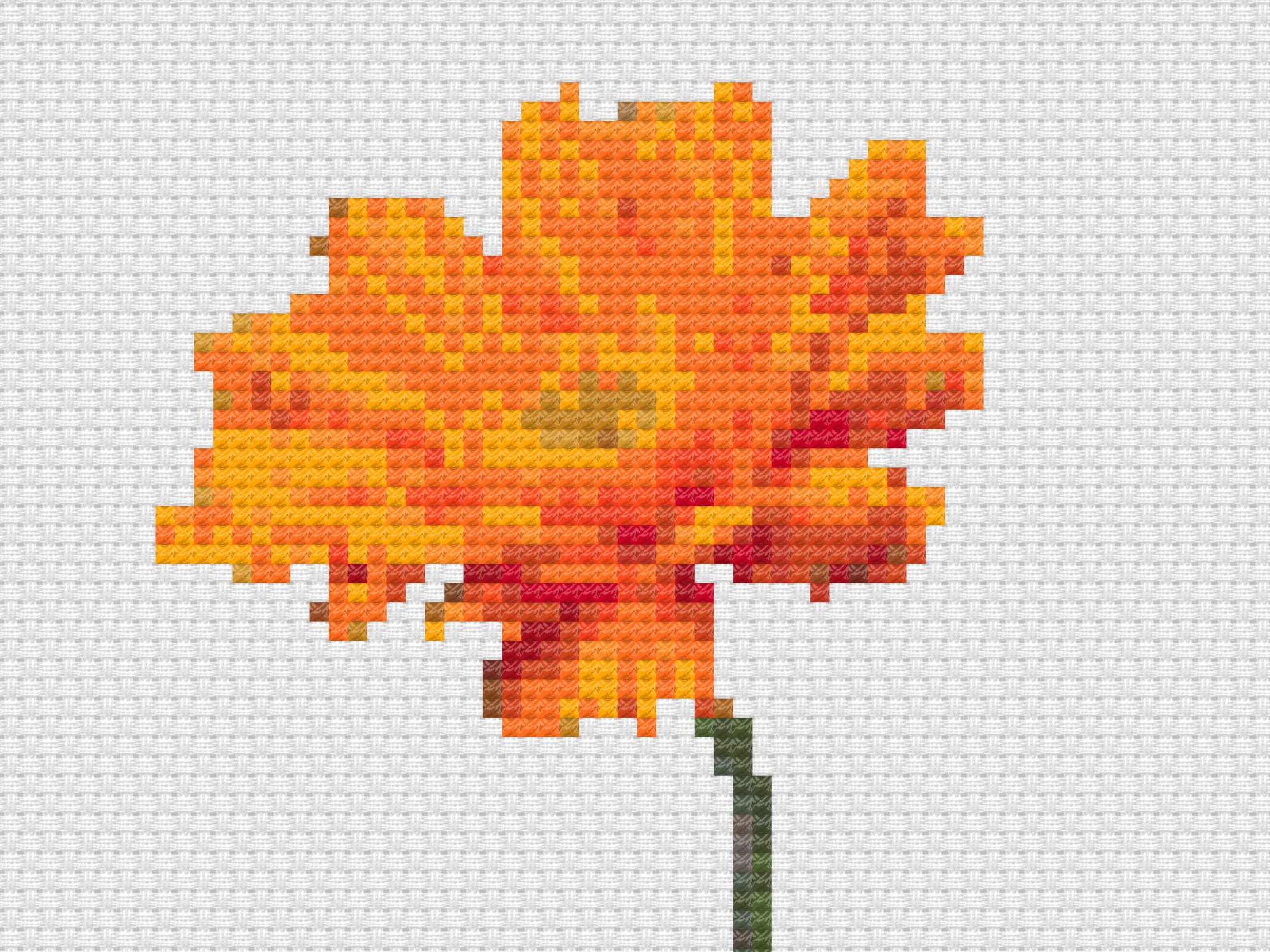 Gerbera Daisy Embroidery Pattern Digital PDF for Colorful Etsy UK