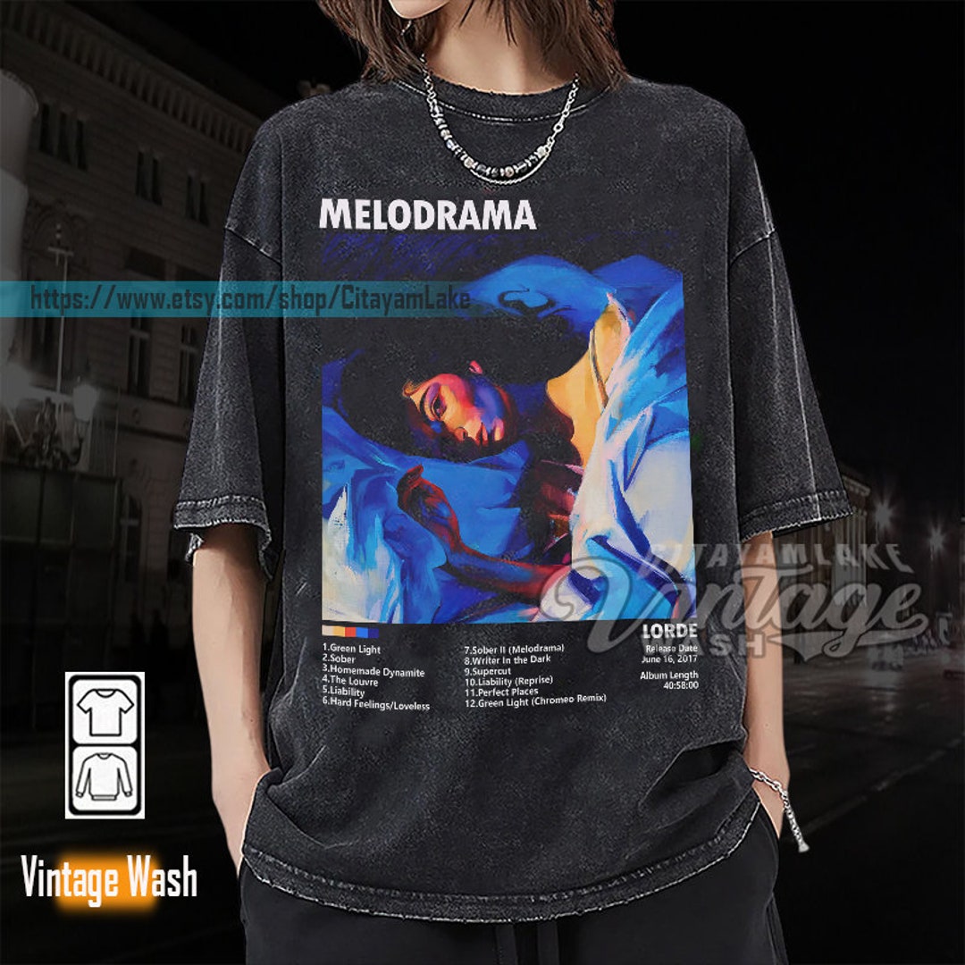 Melodrama Lorde Shirt Retro Album Music T-shirt Album - Etsy