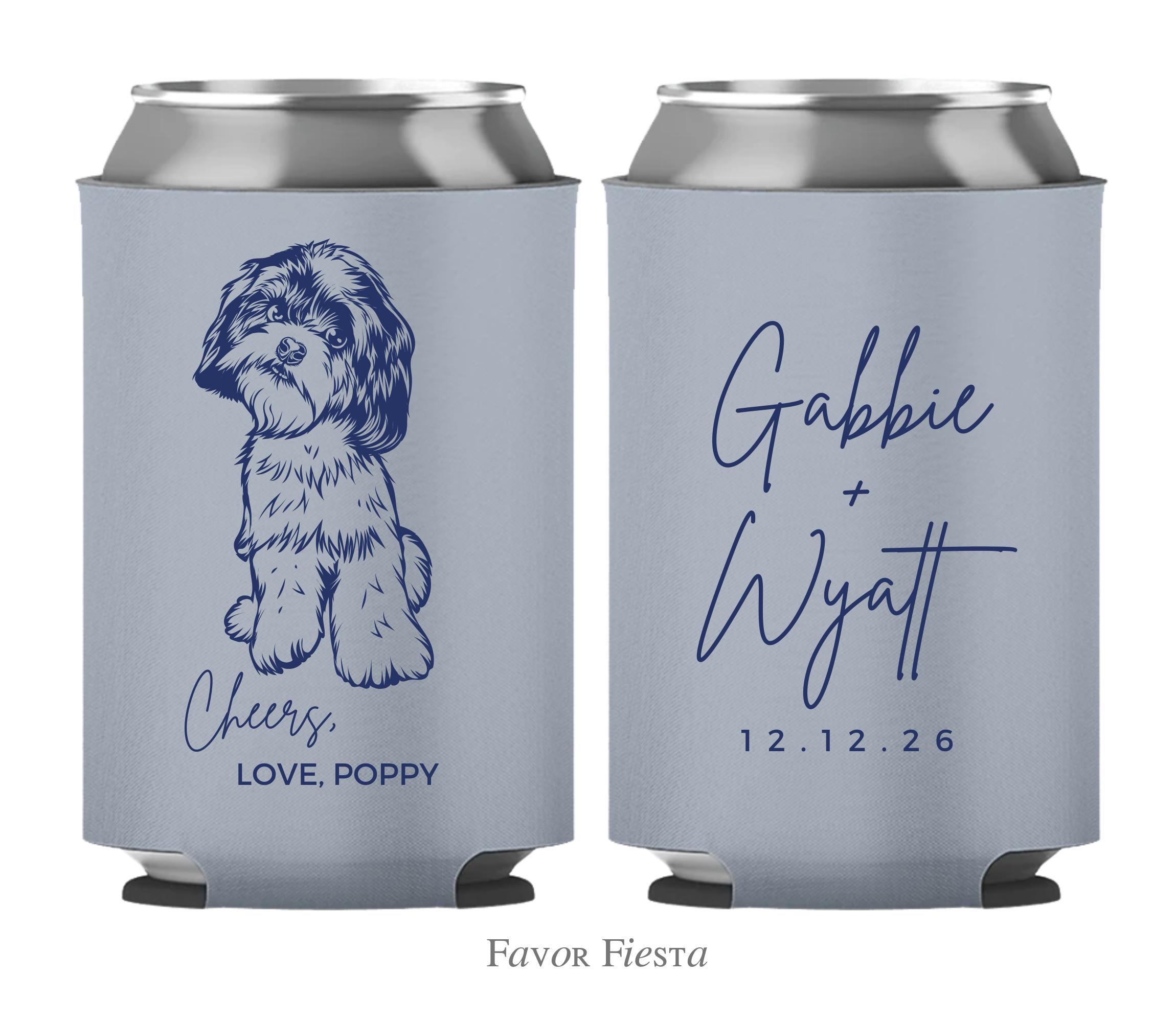 Candy Emmaline Bride Wedding Favor For Kids Custom Pet Wedding Can