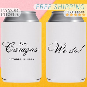 Wedding Can Coolers – We Do Customized Drink Sleeves, Favors in bulk, Wedding Can Holder In Spanish