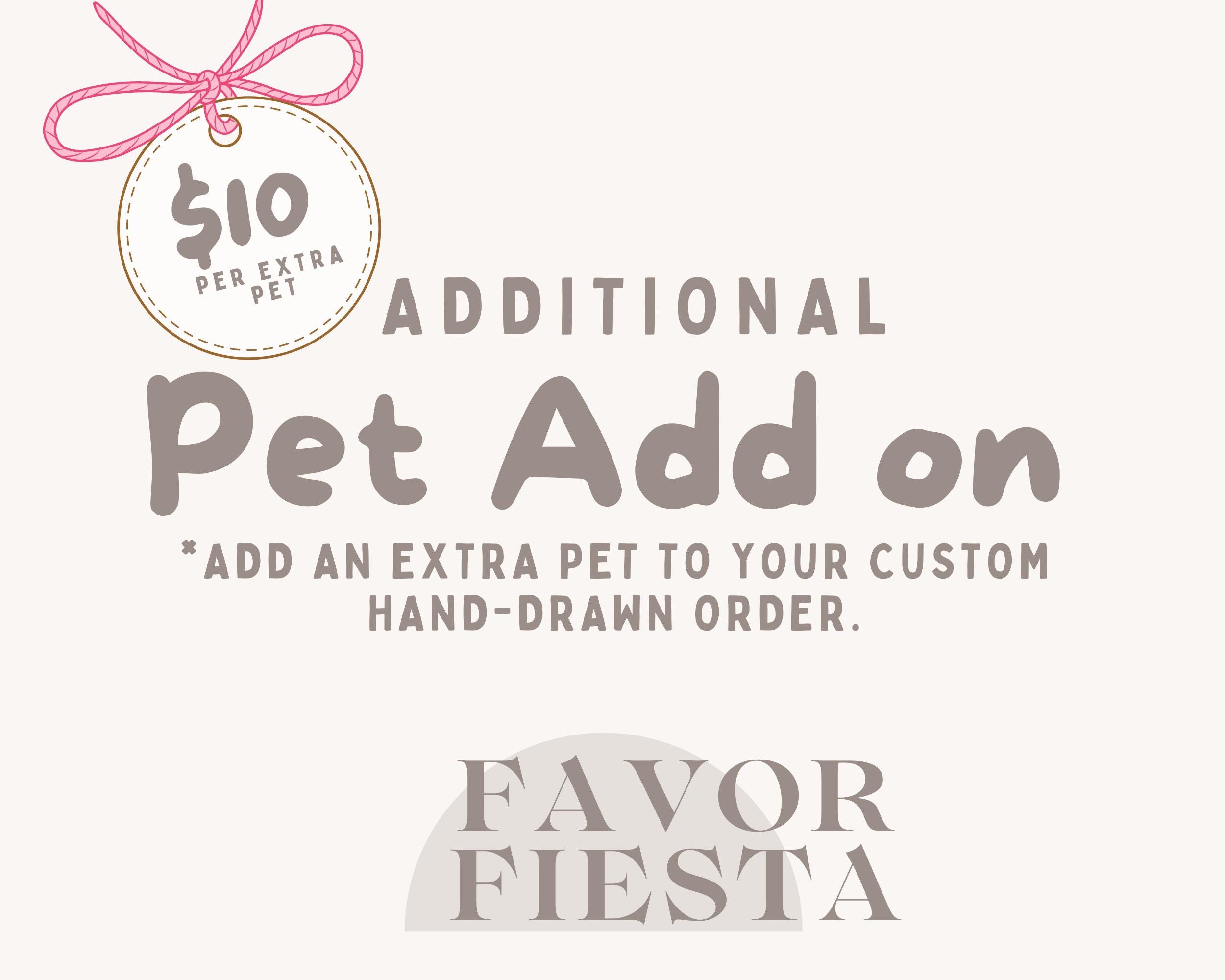 Additional Pet Add-on for Custom Artwork