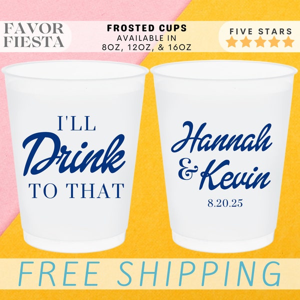 Personalized Frosted Drink Cups Etsy