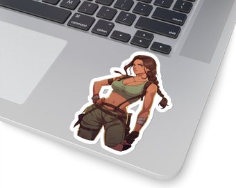 Lara Croft Lara Croft Sticker Lara Croft Decal Vinyl - Etsy