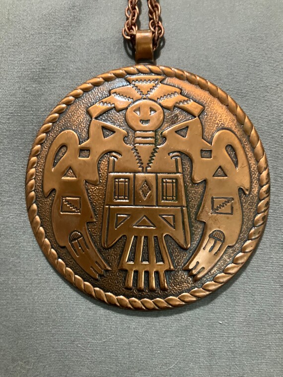 Genuine Copper Hopi Pendant