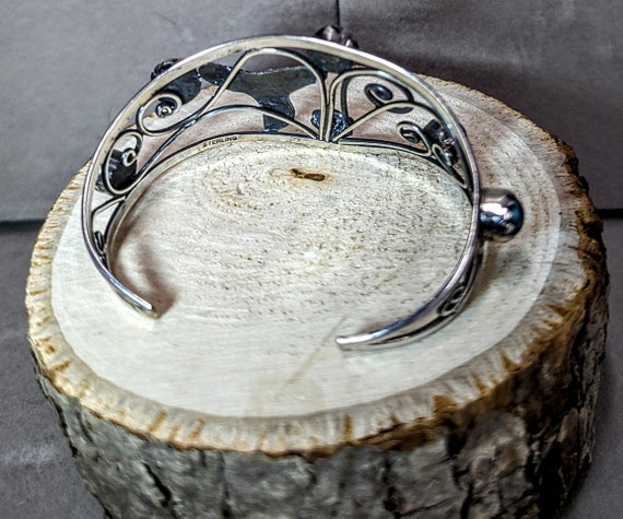Sterling Silver Turquoise Cuff - image 2