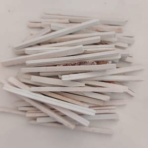 100 Grams White Edible Premium Earthy Slate Pencils Natural Slates.Free  Postage