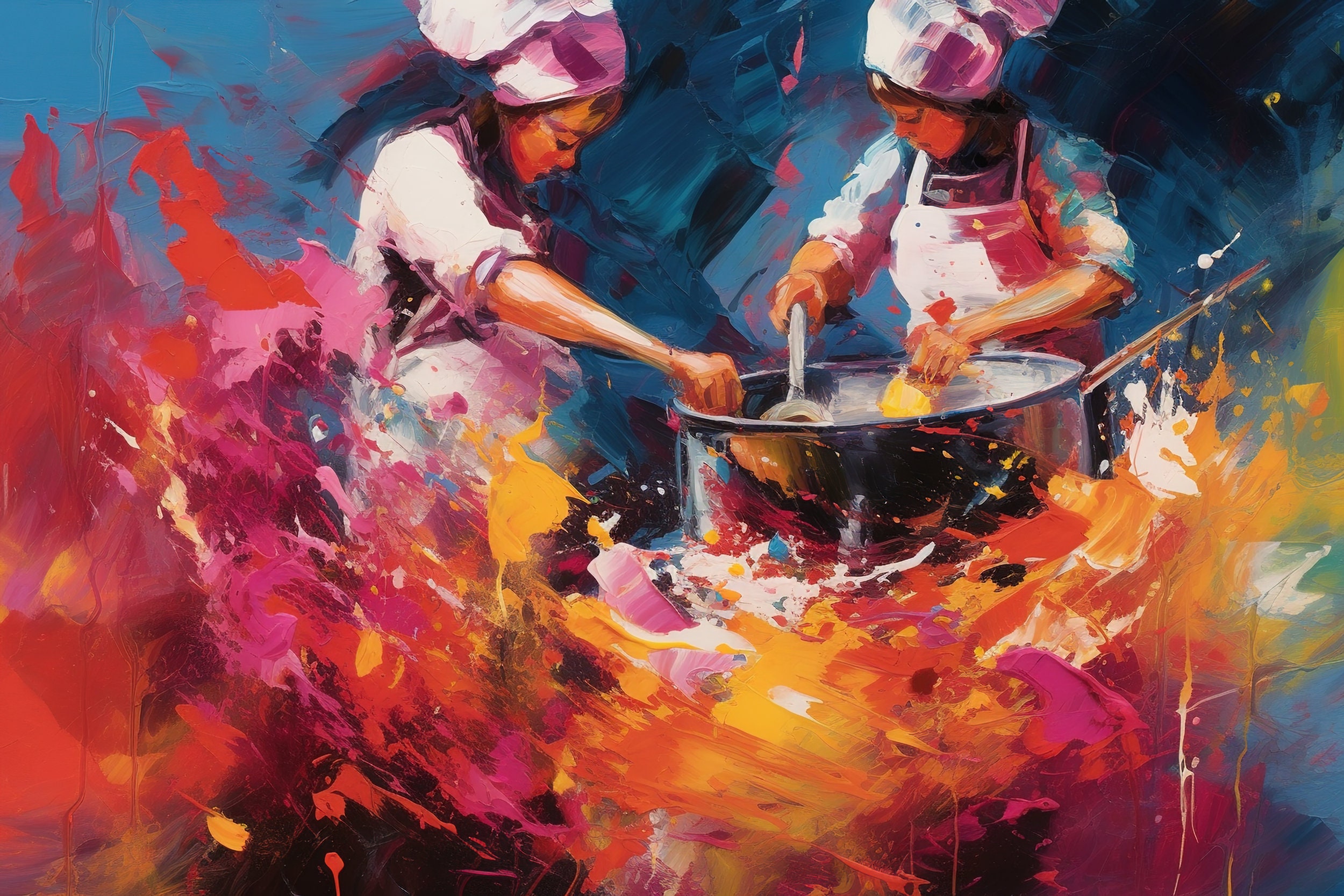 Kitchen Abstract Art a Must Have for Every Kitchen 2 The Movement of Culinary Inspiration