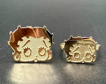 10k Solid Gold Betty Boop Ring - Plain Version/ Y2K / Sassy Betty Boop / Gift