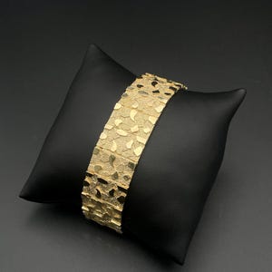 14k 10k Solid Gold Nugget Bracelet