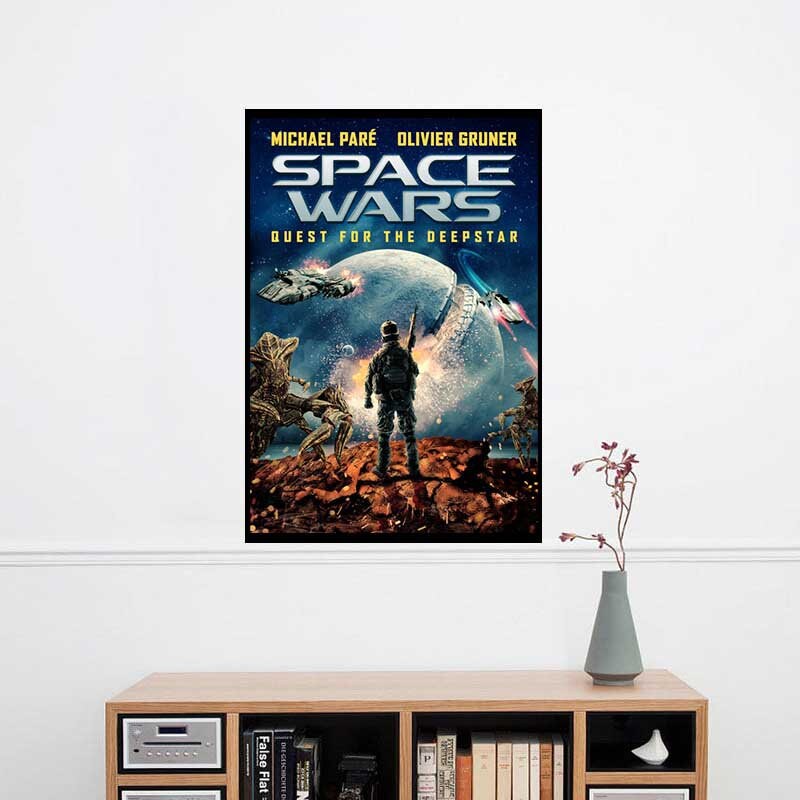 Space Wars Quest for The Deepstar Movie Poster Canvas Painting