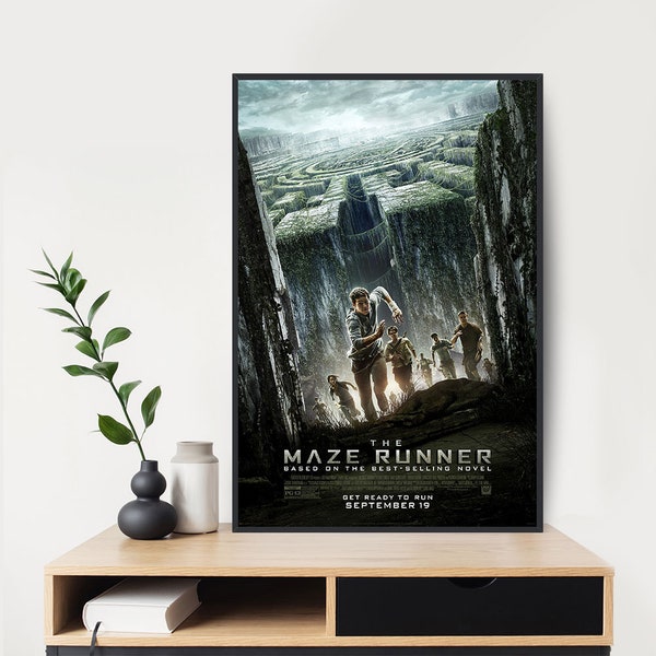 Affiche de film The Maze Runner 2014, décor mural de salle d'art, affiche en toile, cadeau