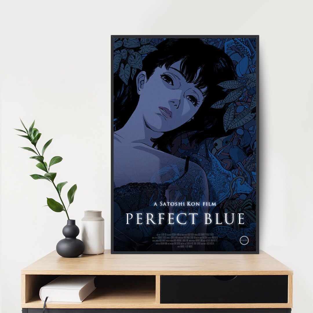 Perfect Blue Movie Poster Art Movie Wall Room Decor Canvas
