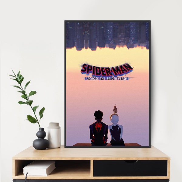 Spider-Man: Across the Spider-Verse  2023 Movie Art Movie Wall Room Decor Canvas Poster