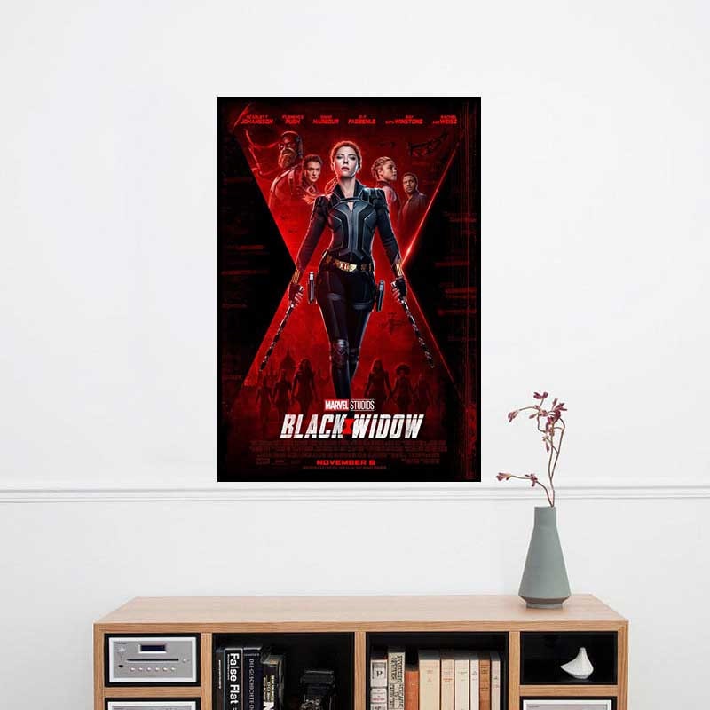 Black Widow Movie Poster, Wall Decor sold by ClairChen | SKU 88495126 ...