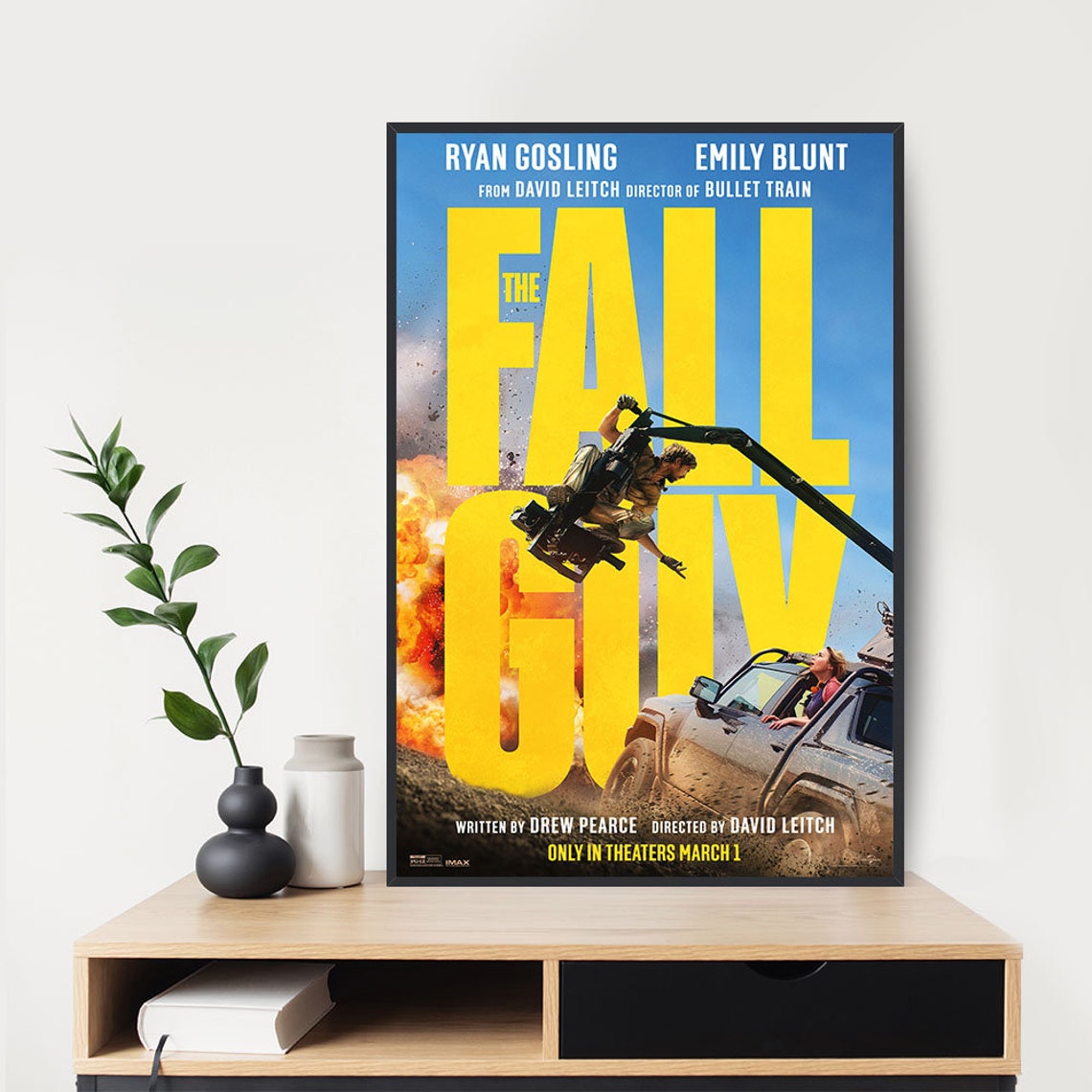 The Fall Guy 2024 New Movie Poster Unframed Art Room Decor Etsy