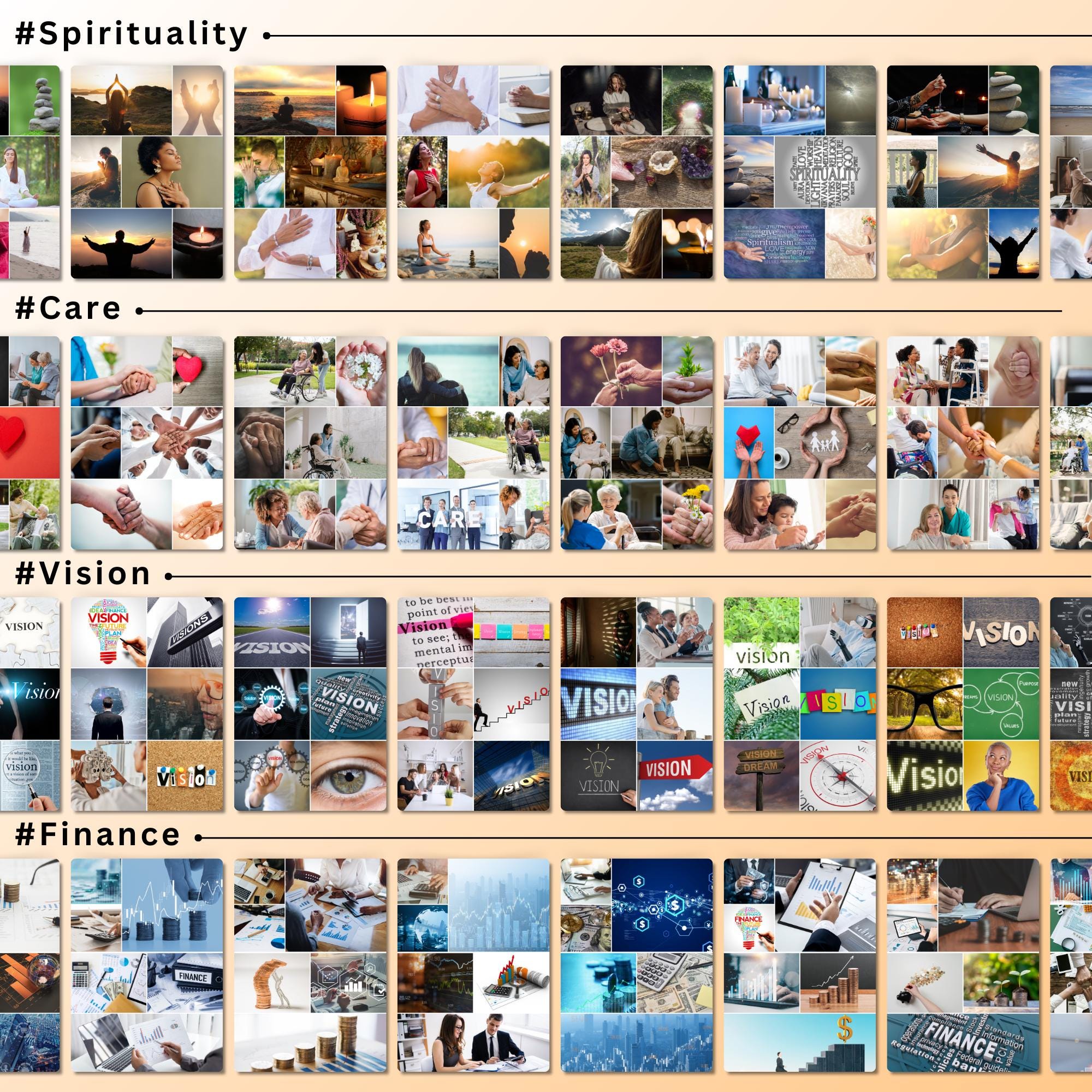 Ultimate Vision Board Kit Bundle 2024 | Vision Board Printable | Law of ...