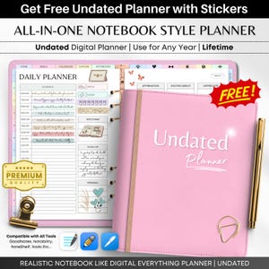 100+ Pink Flower Digital Stickers for Goodnotes & PNG | Aesthetic ...
