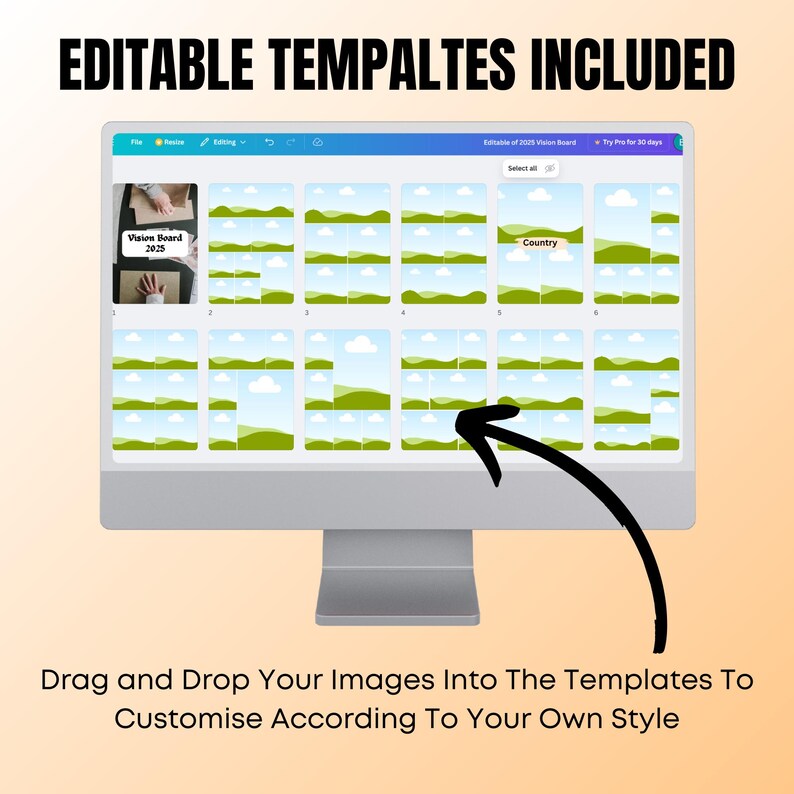 Ultimate Vision Board Kit Bundle 2024 | Vision Board Printable | Law of ...
