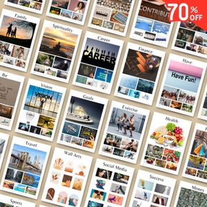 Ultimate Vision Board Kit Bundle 2024 | Vision Board Printable | Law of ...