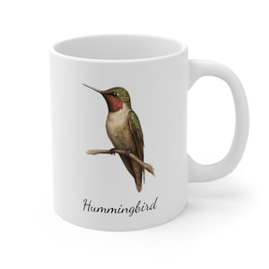 Hummingbird Mug, Hummingbird Coffee Mug, Humming Bird Gifts - Personalized Gifts - Bird Lover Gifts - Bird Mug