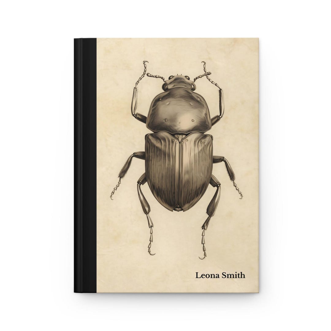 Insect Customized Custom Insect Journal, Personalized Scarab Beetle Journal Gift for Him ...