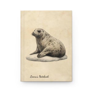 Seerobbe Geschenk Personalisierte Zeitschrift Wassertier Geschenk Personalisierte Aquarium Geschenk Personalisierte Buch