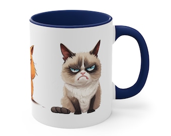 The Grumpy Cats Cartoon Style Mug