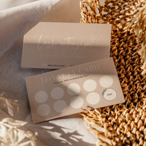 Modelo de cartão de fidelidade Lash Tech Cartão de fidelidade Lashes Cartão de fidelidade Modelo de cartão de desconto Cartão de fidelidade Cartão de fidelidade para pequenos negócios Salão de beleza