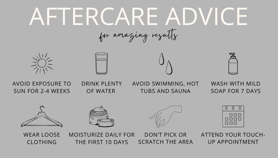 Tattoo Aftercare Card Template Tattoo Care Instructions Tattoo Care ...