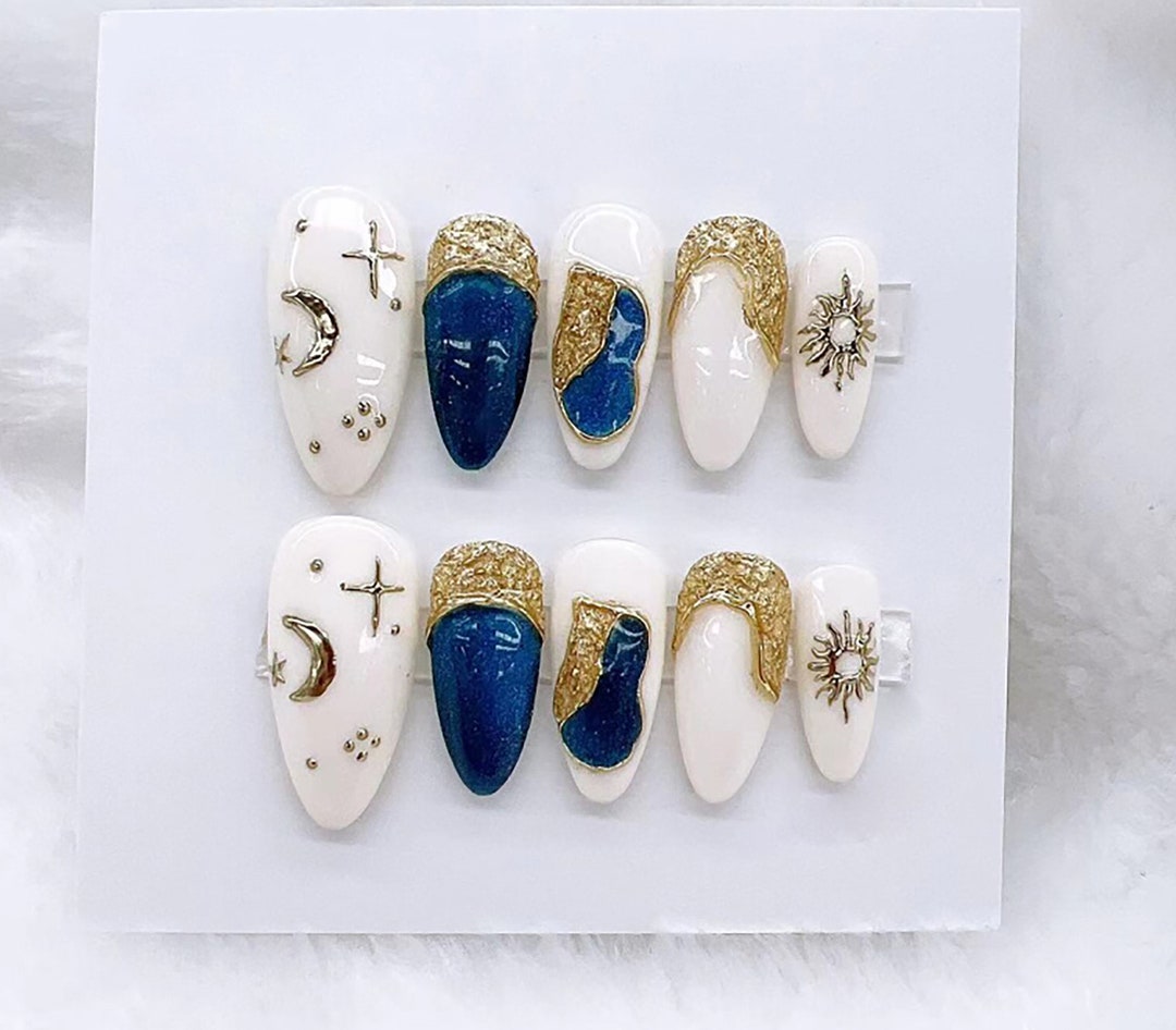 3D Nails Gothic Lolita Lolita Nails Egl Japanese Nail Art - Etsy