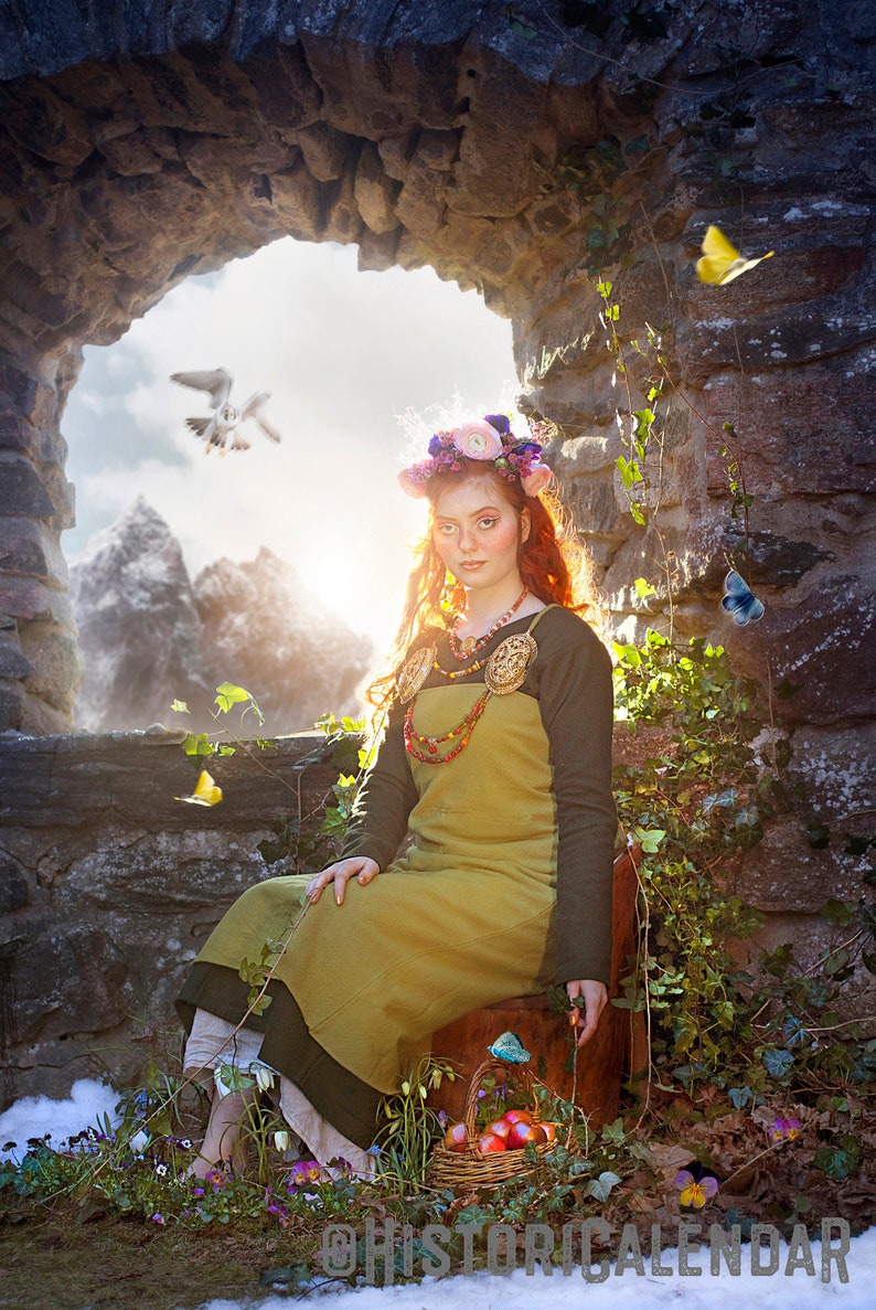 Norse Goddess Calendar 2024 Goddesses Skade Idun Gefjon Etsy Australia