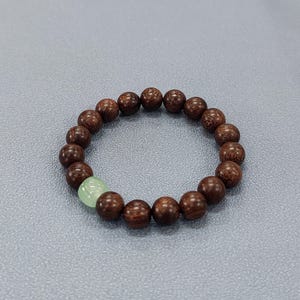 Wood Bracelet Authentic Natural Wood Beaded Bracelet