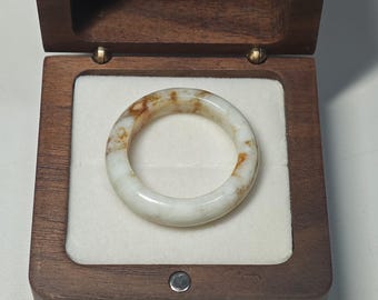 11 US Natural Jade Ring Serpentine Gemstone Ring Grade A