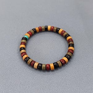 Wood Bracelet Authentic Natural Wood Beaded Bracelet