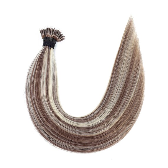 Nano Ring Hair Extensions Australia 8 60 Ash Brown Platinum Blonde
